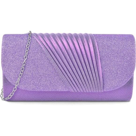 Handbags - Clutch Purses Formal for Party Purple